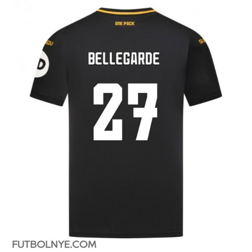 Camiseta Wolves Jean-Ricner Bellegarde #27 Visitante Equipación 2024-25 manga corta